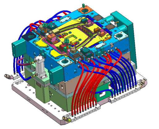 Nitrogen Assisted Molding Mold