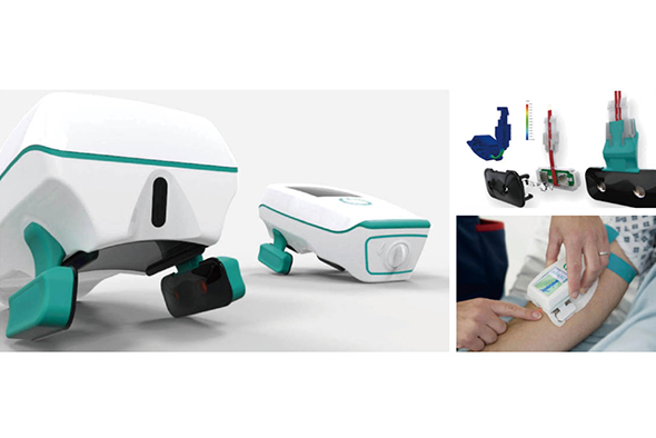 Skin injection instrument